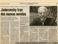 Jodorowsky trae dos nuevas novelas