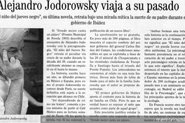 Alejandro Jodorowsky viaja a su pasado