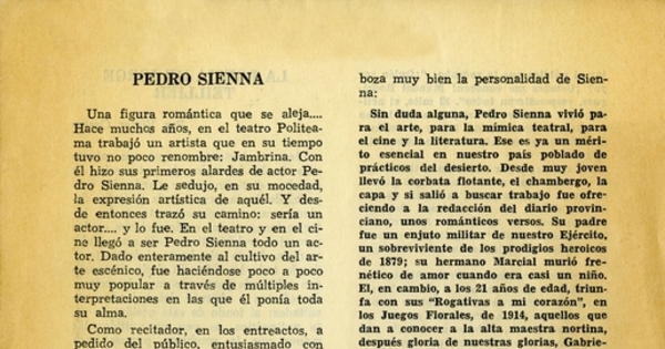 Pedro Sienna