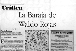 La baraja de Waldo Rojas
