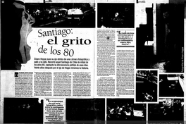 Santiago: el grito del los 80