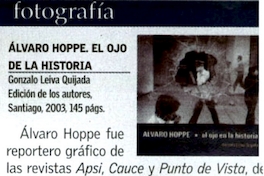 Álvaro Hoppe: El ojo de la historia