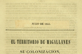 El territorio de Magallanes i su colonizacion