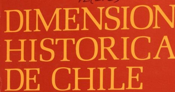 La historiografía económica de Chile. Reflexiones y balances