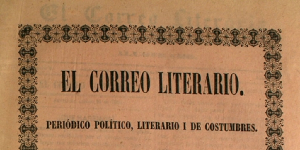 El correo literario: año 1, nº 7, 21 de agosto de 1864