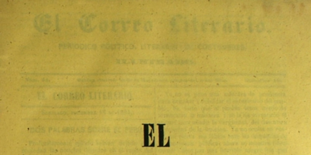 El Correo Literario: año 1, nº24, 18 de diciembre de 1864