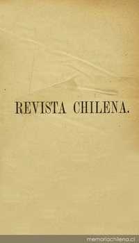 Revista Chilena: tomo 4, 1876