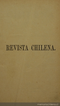 Revista Chilena: tomo 6, 1876