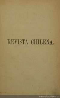 Revista Chilena: tomo 9, 1877