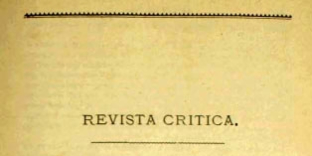 Revista crítica: 1 junio de 1876