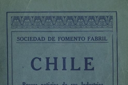Chile : breves noticias de su industrias