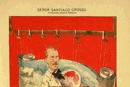 Señor Santiago Grosso: laureado pintor italiano