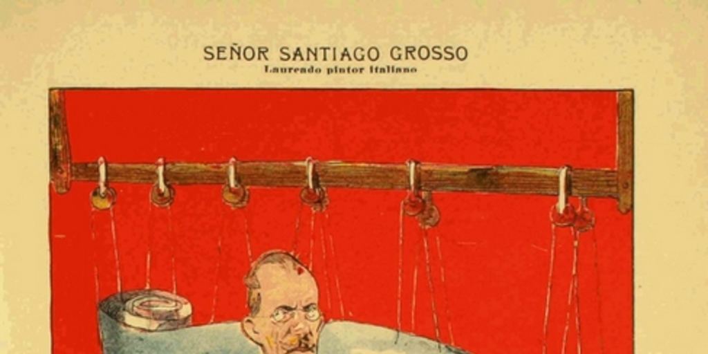 Señor Santiago Grosso: laureado pintor italiano