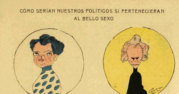 Cómo serían nuestros políticos si pertenecieran al bello sexo: caricatura