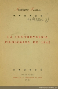 La controversia filológica de 1842