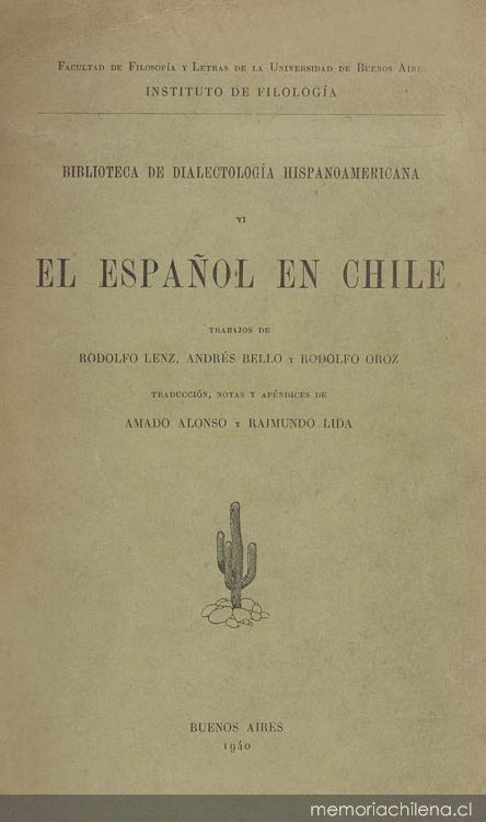 Estudios chilenos: fonética del castellano en Chile