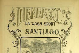 Ilustración publicitaria de Diener & C. La Casa Sport, 1905