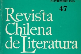 Revista chilena de literatura: n° 47, 1995