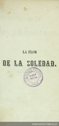 La flor de la Soledad