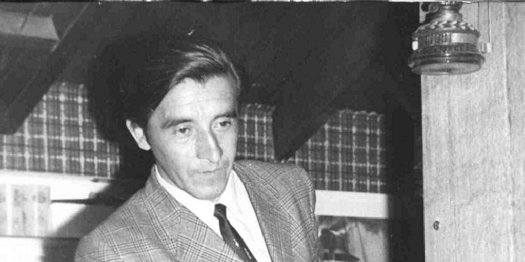 Rolando Cárdenas en la casa de Enrique Moletto, 1979