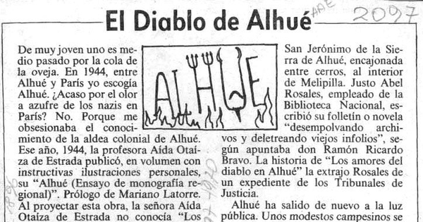 El Diablo de Alhué