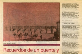 Recuerdos de un puente y una vergüenza olvidada