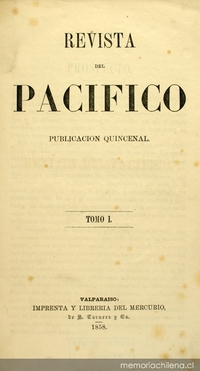 Revista del Pacífico: tomo 1, 1858