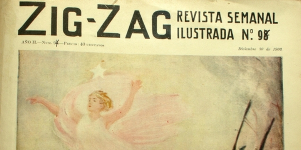 "El año que nace y el año que muere", composición para la portada de Zig-Zag