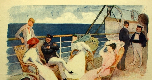 Ilustración para "El naufragio del Albatros", 1906
