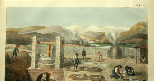 Silver and copper works: litografía de Peter Schmidtmeyer litografiada por Agostino Aglio, 1824