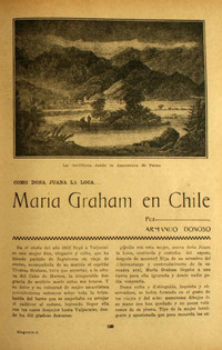 María Graham en Chile
