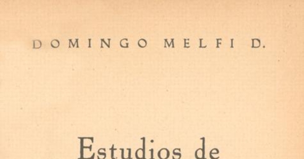 Estudios de literatura chilena