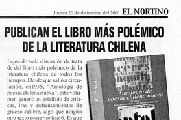 Publican el libro más polémico de la literatura chilena