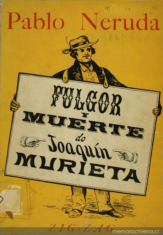 Fulgor y muerte de Joaquín Murieta: bandido chileno injusticiado en California el 23 de julio de 1853