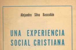 Una experiencia social cristiana