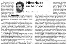 Historia de un bandido