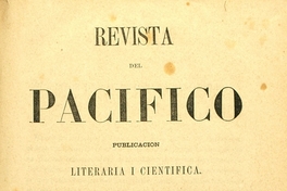 Revista del Pacífico: tomo 3, 1860