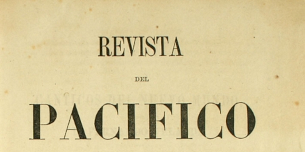 Revista del Pacífico: tomo 5, 1861