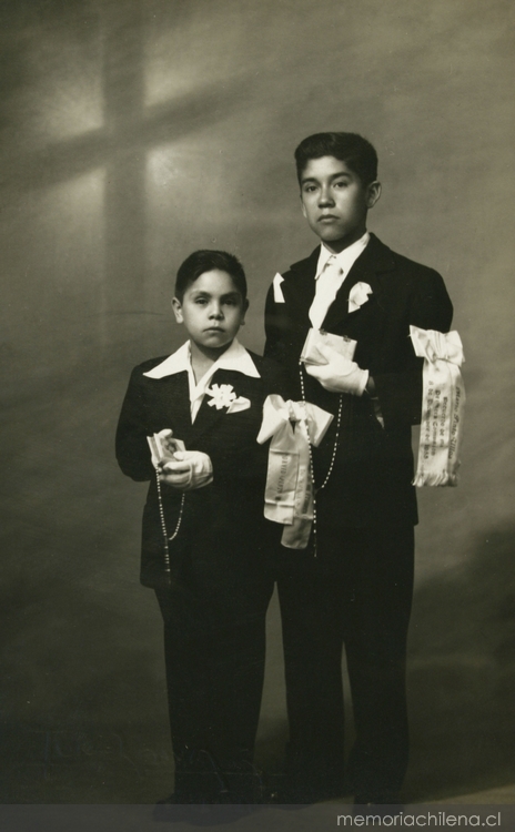 David Pinto M. y Mario Pinto Ulloa, 1955