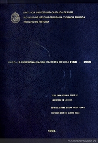 La profesionalización del rodeo en Chile, 1960-1980