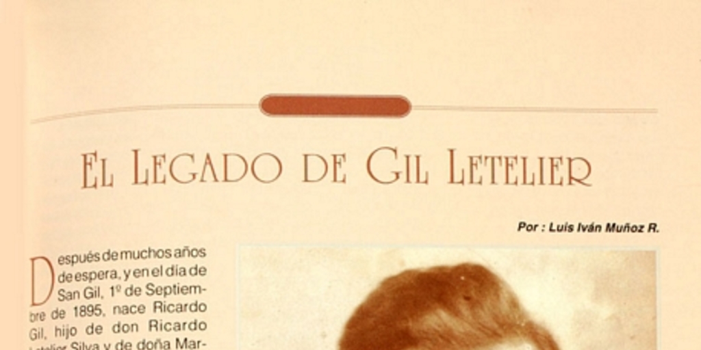 El legado de Gil Letelier