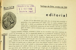 Editorial de la Revista de la Asociación de Criadores de Caballares, 1960