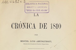 La crónica de 1810: tomo segundo