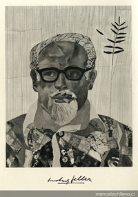 Collage-Autorretrato de Ludwig Zeller