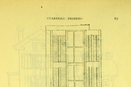 Representación arquitectónica de acuerdo al método de dibujo Krüsi, 1902