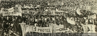 Concentración en Parque O'Higgins convocada por la Alianza Democrática, 18 de noviembre 1983