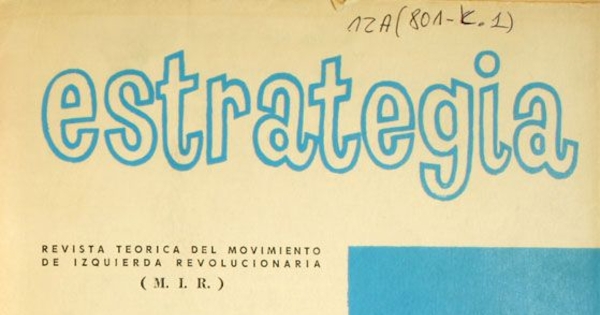 Estrategia: no. 5, julio 1966