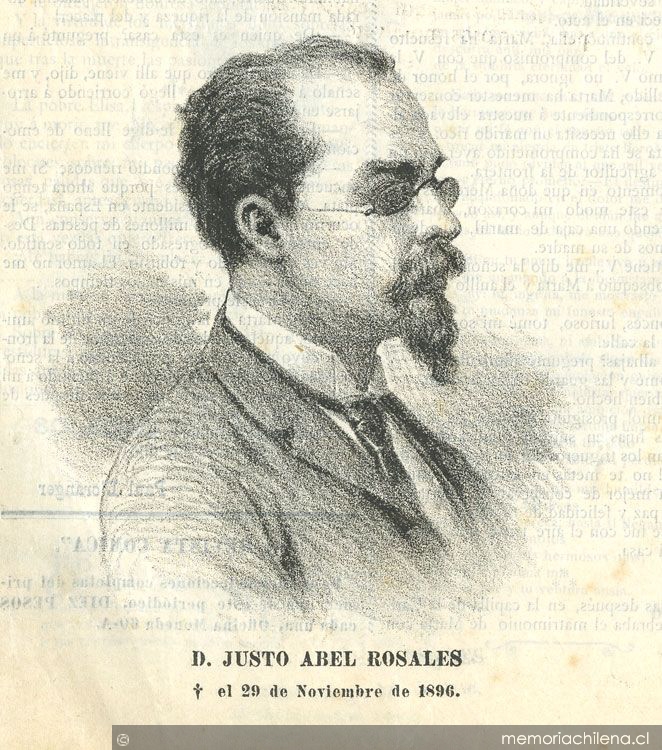 Don Justo Abel Rosales, 1855-1896