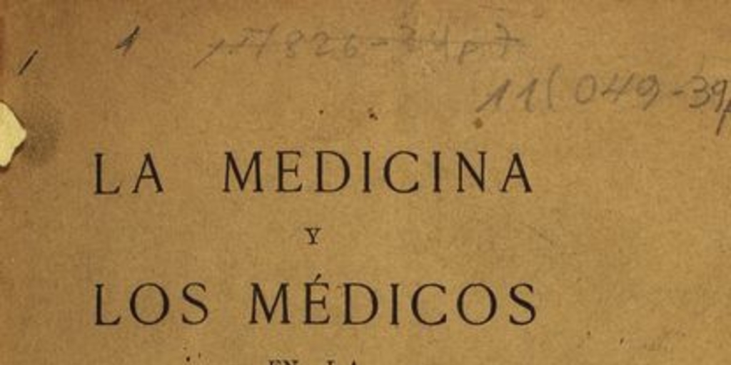 La medicina y los médicos en la Real Universidad de San Felipe: (capítulo de un libro inédito)
