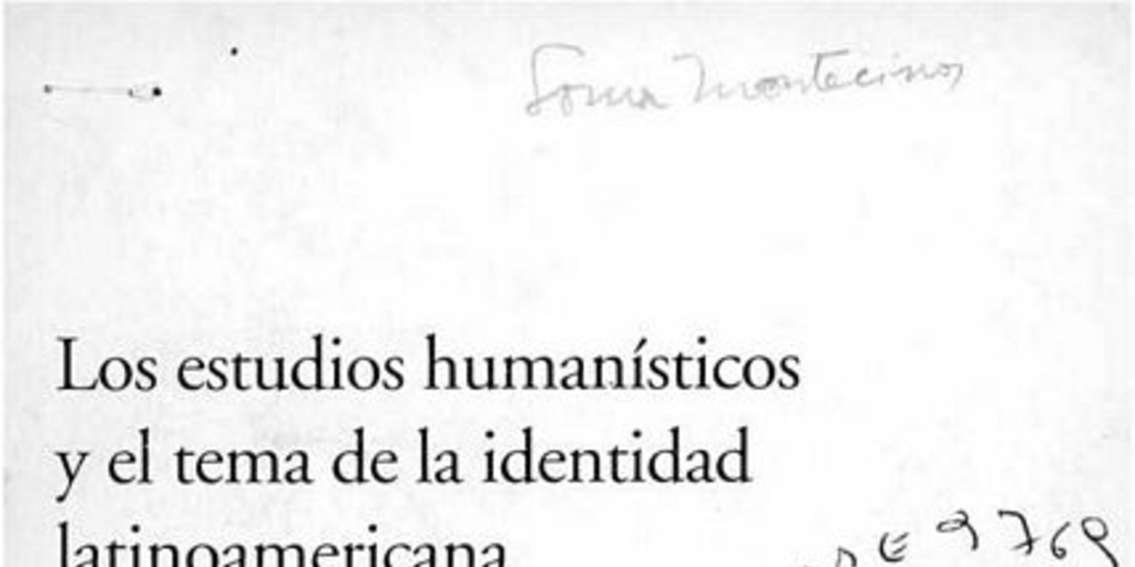 Los estudios humanísticos y el tema de la identidad latinoamericana